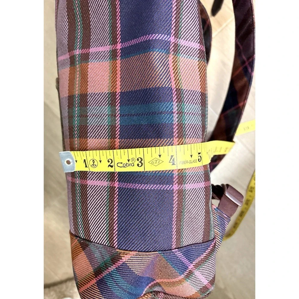 Herschel Supply Co. Retreat Mini Backpack Pink Purple Tartan Plaid Check